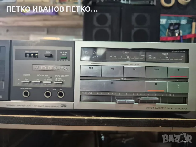 Касетен дек Sony TC-FX500R , снимка 3 - Декове - 56562397