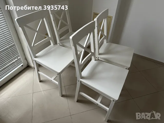 Jysk столове масивно дърво, снимка 2 - Столове - 56724024