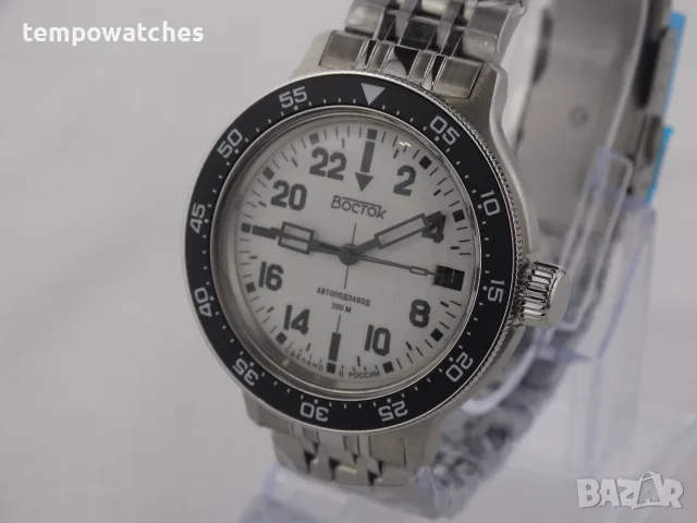 ВОСТОК АМФИБИЯ АВТОМАТИЧЕН-24 часа-FULL LUME ref: 72014Б , снимка 8 - Мъжки - 42691792