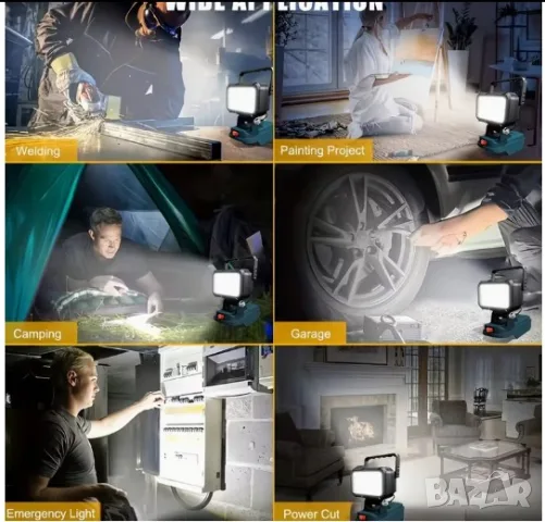 ЛЕД/LED Работна Лампа - 12V - 36V, снимка 4 - Лед осветление - 52686381