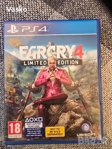 Продавам Farcry 4 Limited Edition Ps 4