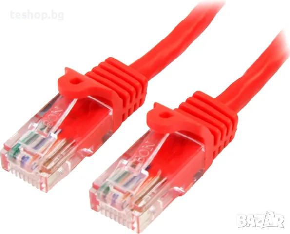 Мрежов кабел StarTech.com Cat5e (2 м, Cat 5e patch кабел, RJ45 UTP, PoE)