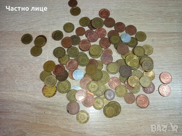 "Pfennig" 1,2,5,10. (105,броя!)