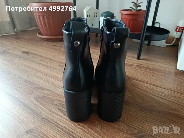 Дамски боти кожа, снимка 3 - Дамски боти - 56700224
