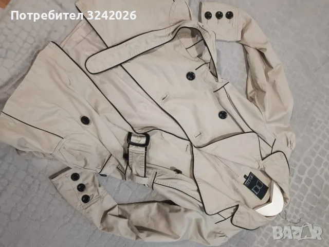 ДАМСКИ ТРЕНЧКОТ. Размер-40., снимка 6 - Палта, манта - 56654228