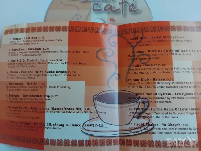 Orient Café - оригинален диск музика, снимка 2 - CD дискове - 56683825