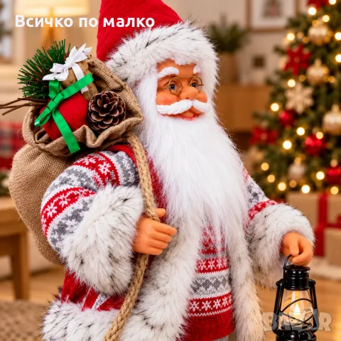 Дядо Коледа 60см., снимка 5 - Декорация за дома - 56574043