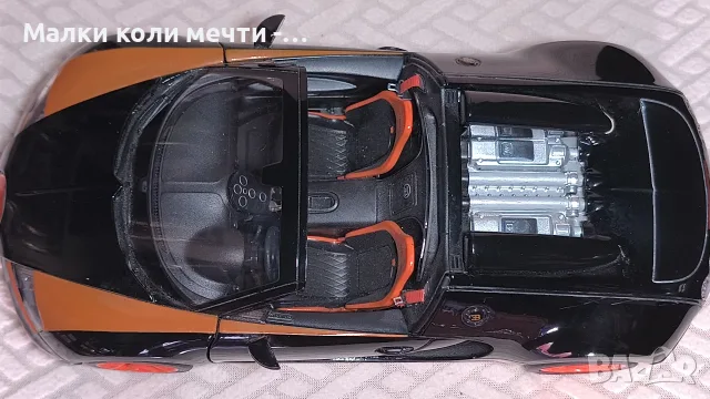 Метална кола Bugatti , мащаб 1:18, снимка 7 - Колекции - 56567649