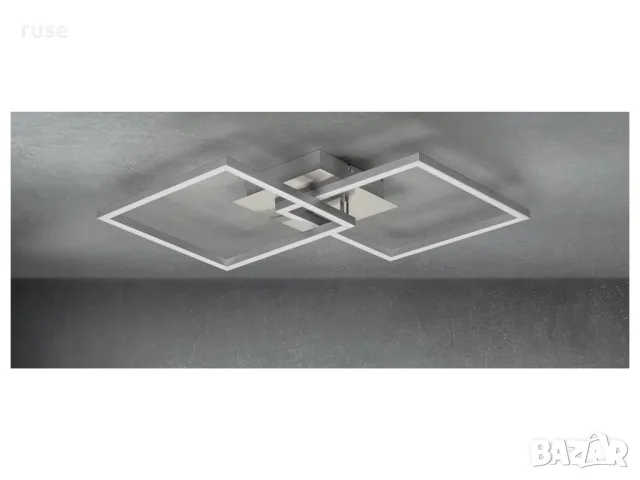 НОВО! LED осветително тяло за стена или таван, лампа с 2 модула, димируема, 19 W, 62 см