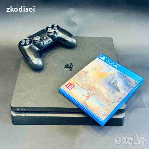 Конзола SONY PS4 SLIM с 1бр. джойстик и 1бр. игра