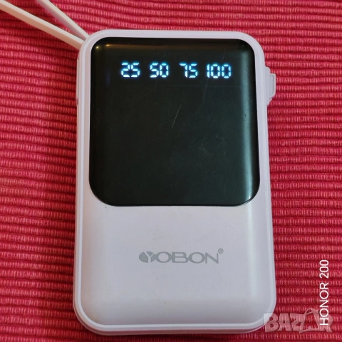 Преносима батерия YOBON 10000 mAh. , снимка 5 - Външни батерии - 56578607