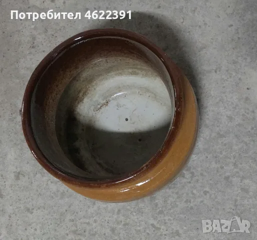 Керамични саксии ретро 4 бр, снимка 5 - Саксии и кашпи - 56077797