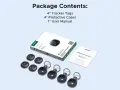 UGREEN FineTrack Mini Duo 2 – 4 Bluetooth тракера за Android и iPhone, снимка 6