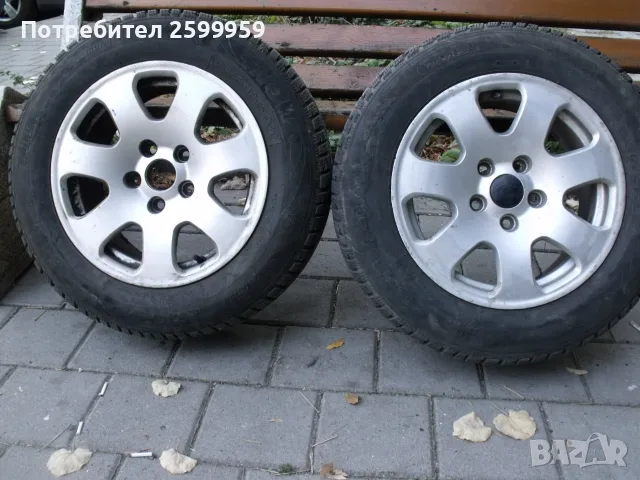 4 броя джанти със зимни гуми за AUDI A4