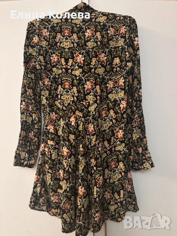 Къса рокля  Zara S-M, снимка 2 - Рокли - 56556462
