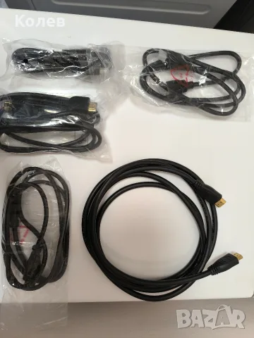 Неизползвани HDMI кабели:
1 м - 1 €
1,20 м - 1,20 €
1,50 м - 1,50€
1,80 м - 1,80€
2,50 м - 2.50€