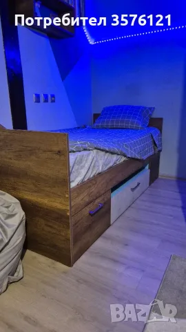 Еденично легло и бюро, снимка 5 - Бюра - 56742433