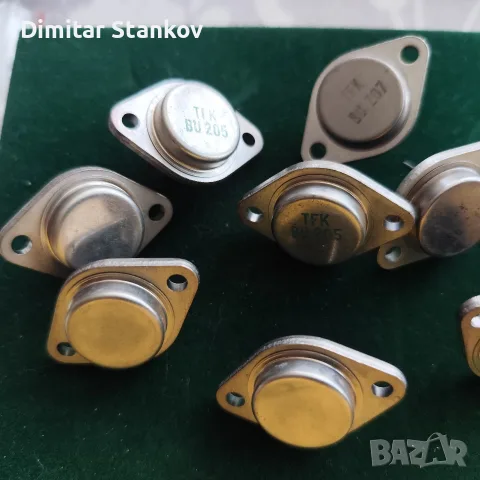 10 броя транзистори bu206 205 и някой без надписи