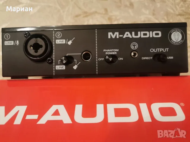 M-Audio M-Track Solo с 11 месеца гаранция (Като нова)