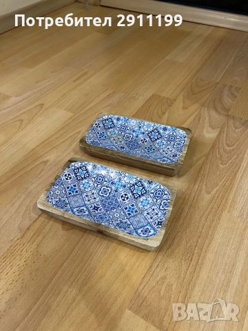 Дървена купа, 2бр, снимка 2 - Декорация за дома - 56681283