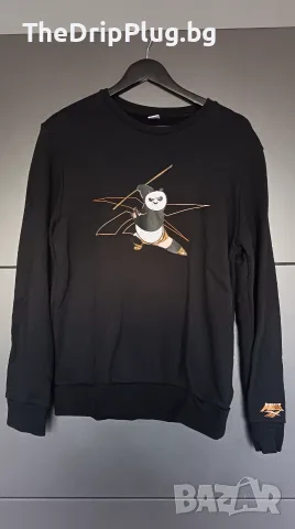 Reebok x Kung Fu Panda дебела блуза размер S черна 