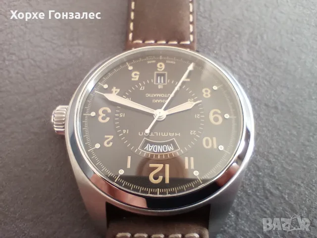 Hamilton Khaki Field Day Date Automatic. 42mm, снимка 4 - Мъжки - 56719408