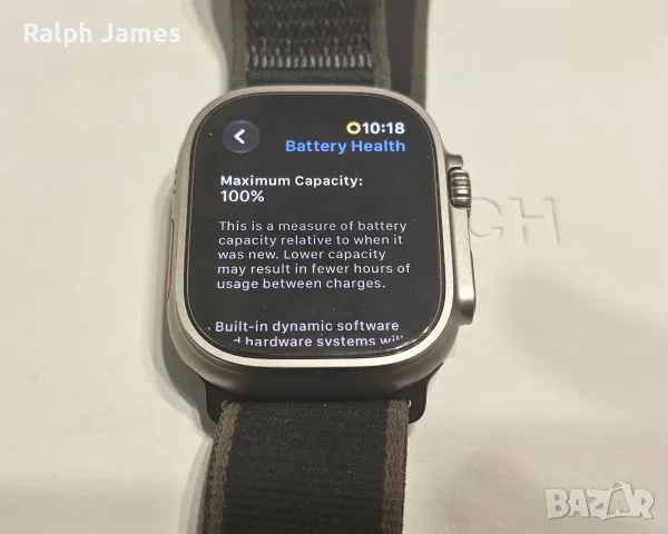 Като нов Apple Watch Ultra 2, снимка 3 - Смарт часовници - 56582488