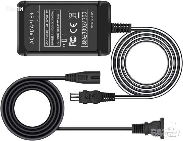 Продавам AC-L100 – захранващ адаптер за Sony фотоапарати и видеокамери