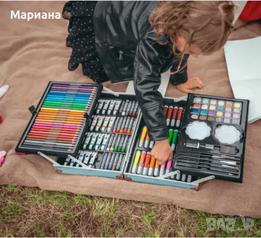 Комплект за рисуване 145 части , снимка 4 - Ученически пособия, канцеларски материали - 56591357