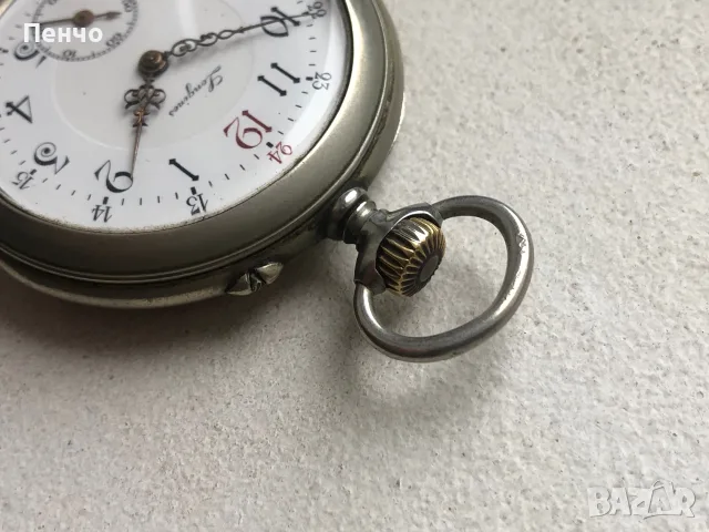 стар джобен часовник "LONGINES", снимка 3 - Антикварни и старинни предмети - 50407571