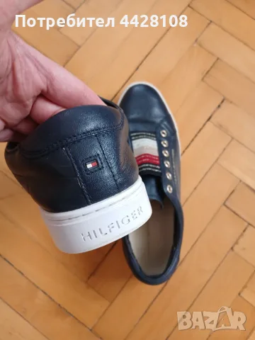 Оригинални кожени кецове Tommy Hilfiger, снимка 2 - Маратонки - 56741809