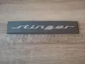 сребрист надпис Kia Stinger малък размер, снимка 5