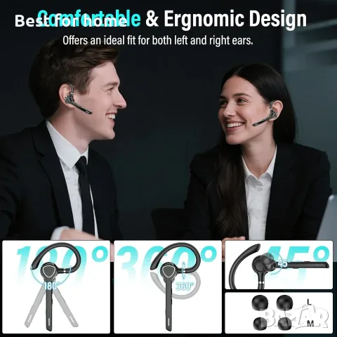 Bluetooth слушалки VOTAZIB, снимка 7 - Bluetooth слушалки - 56678678