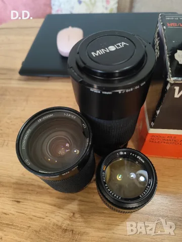 Обективи за Minolta MD , снимка 3 - Обективи и филтри - 56635683