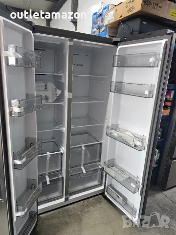 Samsung Side by Side AI RS70F65QET/EF, снимка 4 - Хладилници - 56577188