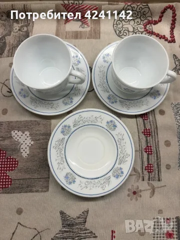 Бял сервиз за кафе, снимка 2 - Сервизи - 56727874