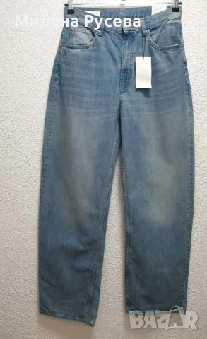   Нови със етикет.  Дамски оригинални дънки.  ZARA   HIGH RISE  FULL  LENGTH .