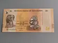 Банкнота - Зимбабве - 20 зиг UNC | 2026г., снимка 1