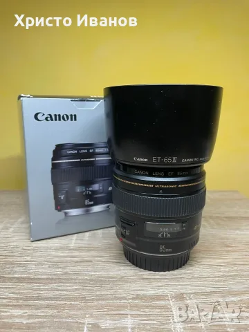 Обектив Canon EF 85mm f1.8