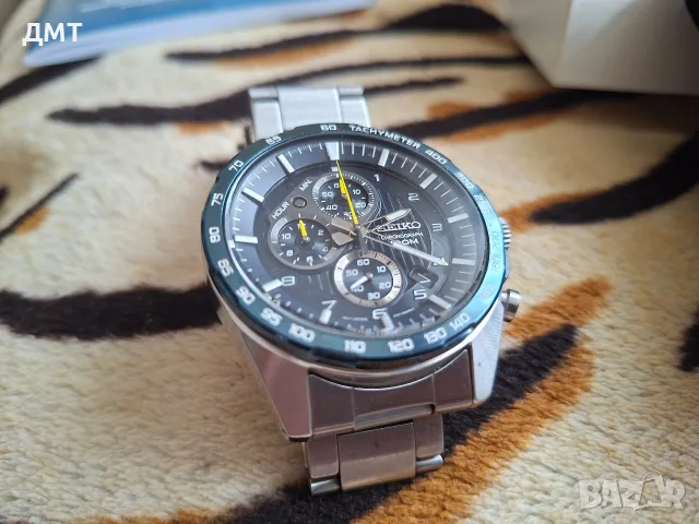 Мъжки кварцов часовник Seiko SSB321P1 Quartz, снимка 7 - Мъжки - 56720695