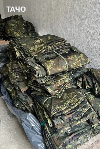 Камуфлажно платнище с капси Тип Flecktarn, снимка 7 - Къмпинг мебели - 56602588
