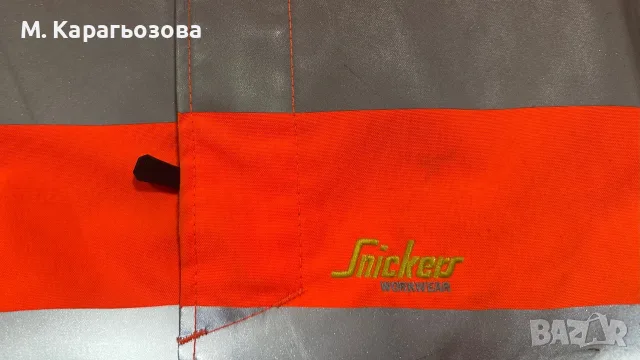 Зично яке Snickers AllroundWork High-Vis Jacket, Размер L, снимка 6 - Якета - 56638809