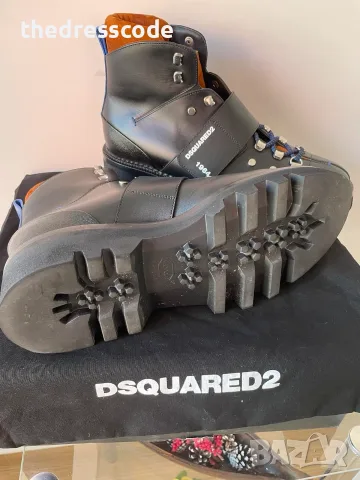 *DSQUARED2 кожени мъжки зимни боти !, снимка 7 - Мъжки боти - 56624016