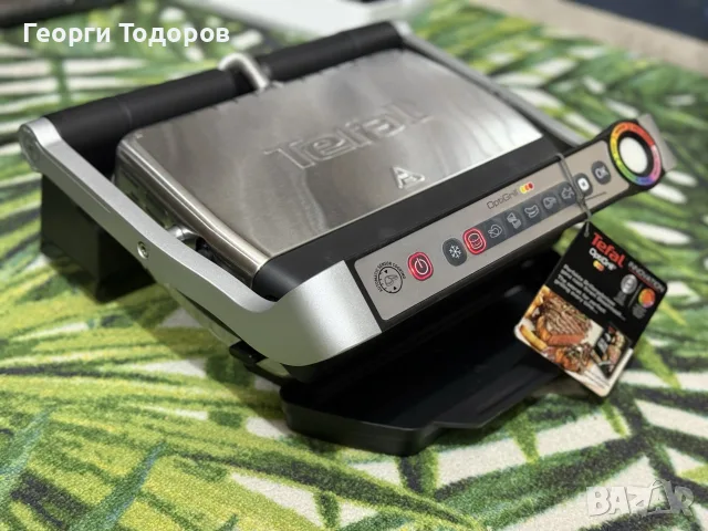 ЧИСТО НОВ Смарт грил Tefal OptiGrill+ GC712D (2000W), снимка 2 - Скари - 56641438