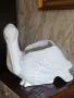 Голяма,порцеланова кашпа-Пеликан, снимка 5