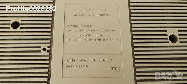 Радиокасетофон Sanyo M9935K , снимка 14 - Радиокасетофони, транзистори - 56560901