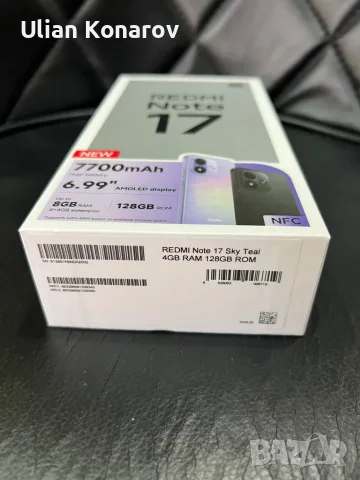 Redmi Note 17 чисто нов, снимка 2 - Xiaomi - 56620464