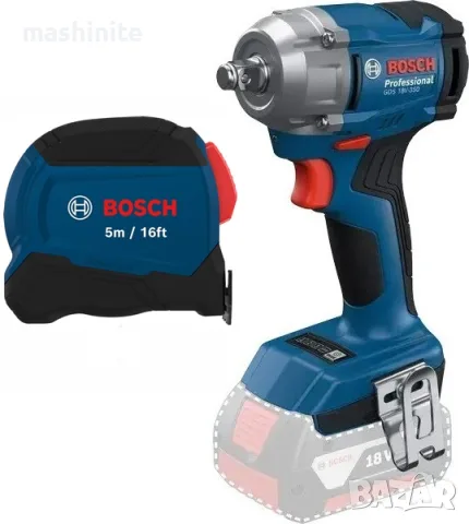 Акумулаторен гайковерт Bosch безчетков GDS 18V-350 18V без батерии и зарядно