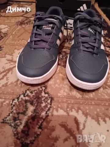 Adidas сини маратонки , снимка 2 - Маратонки - 56662634