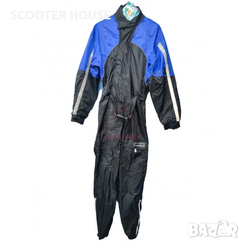 Цял мото дъждобран Lookwell Rainy Suit — нов, черно/синьо